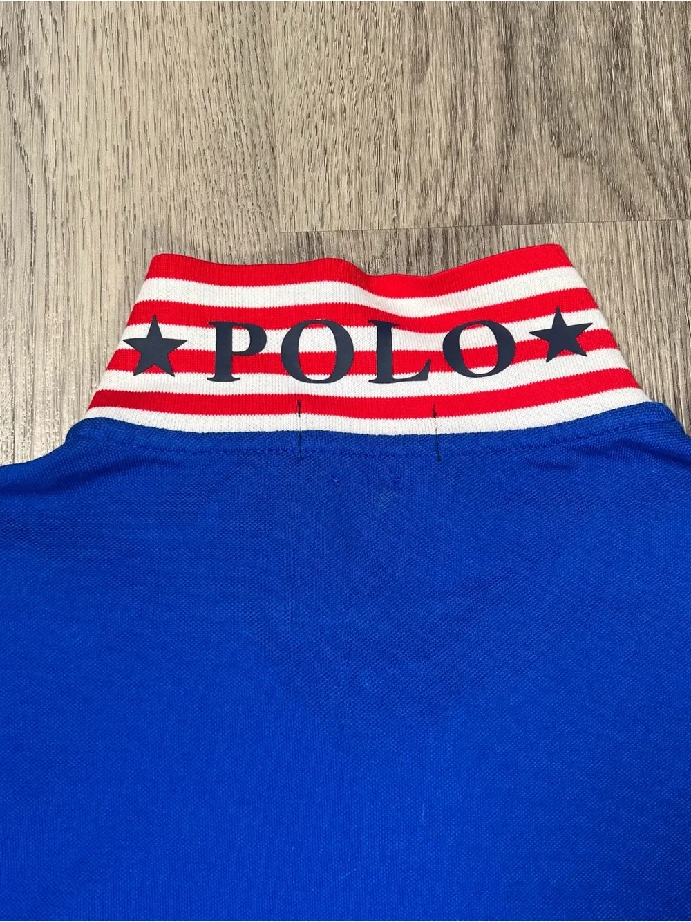 New Polo Ralph Lauren Shirt Mens XL Blue Red White Golf Casual Pony Logo USA